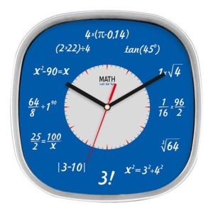 Zegar kwadratowy matematyka #1