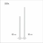 Wskazówki zegarowe srebrne /W62