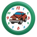 zegar ścienny auto zielony