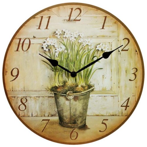 Ekologiczny zegar ścienny MDF 523