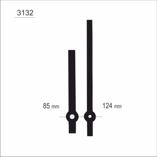 Solidne wskazówki zegarowe