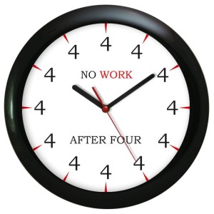 Zegar ścienny czarny no work