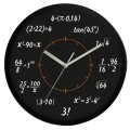 Zegar matematyczny czarny