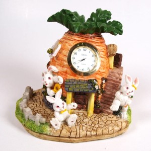 Zegar ceramiczny duży domek D3