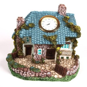 Zegar ceramiczny duży domek D10