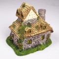 zegar ceramiczny domek tył