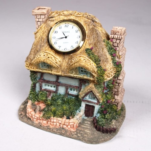 zegar ceramiczny domek