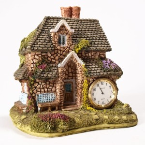 Zegar ceramiczny duży domek D15