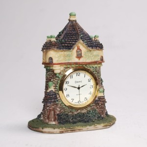 Zegar ceramiczny mały domek M17