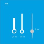 Komplet wskazówek zegarowych białe /A76