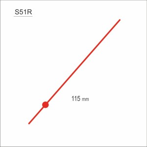 Wskazówka sekundnika czerwona /S43R