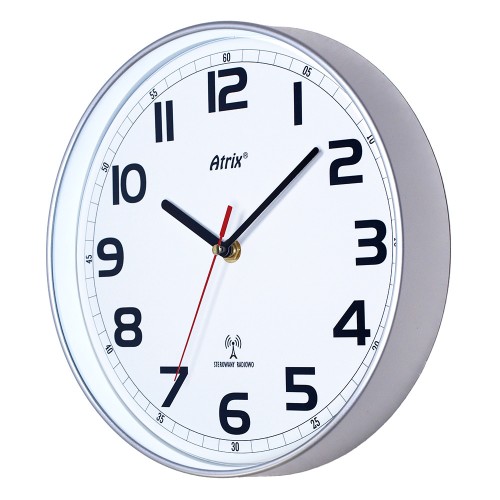 Zegar radiowy z jasną tarczą