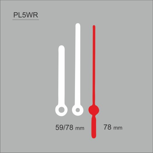 białe plastikowe wskazówki