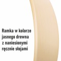 Drewnopodobna ramka jasne drewno