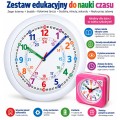 Zegar edukacyjny z budzikiem