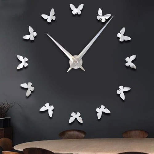 zegar 3D naklejany na ścianę