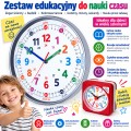 Zegar edukacyjny z budzikiem