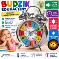 budzik edukacyjny z dzwonkami