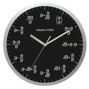 Zegar ścienny solid magia 9 #1