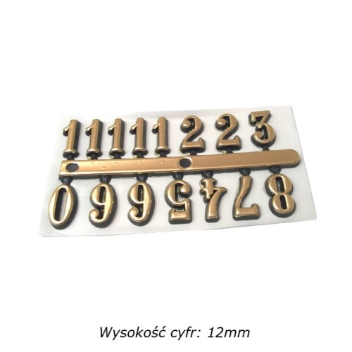 komplet cyfr arabskich