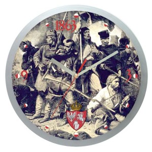 Zegar solid Powstańcy Styczniowi