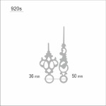 Wskazówki zegarowe ażurowe /W16