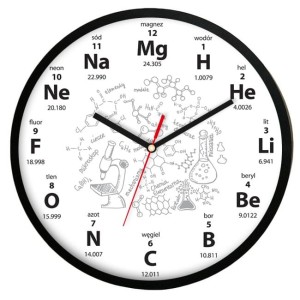 Zegar naścienny solid chemia #5