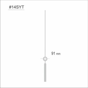 Wskazówka sekundnika srebrna /YS34