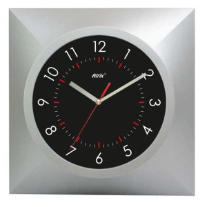 Zegar ścienny srebrny NEPTUN #3