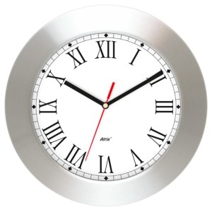 Zegar aluminiowy solid ROMAN #4