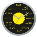 Zegar matematyczny srebrny