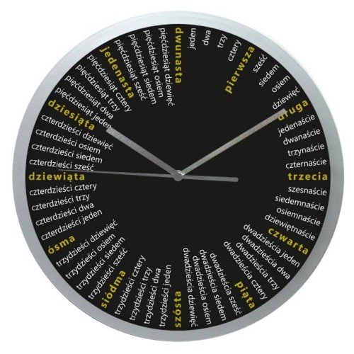 srebrny zegar liczydło