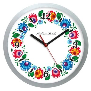 Zegar ścienny kocham Polskę