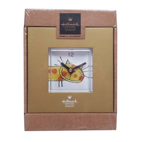 Zegar ramka z kotkiem