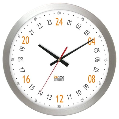Zegar aluminiowy 24 godzinny