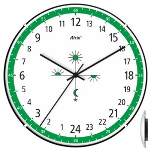 Zegar naścienny 24-godzinny convex #3A