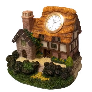 Zegar ceramiczny duży domek D8