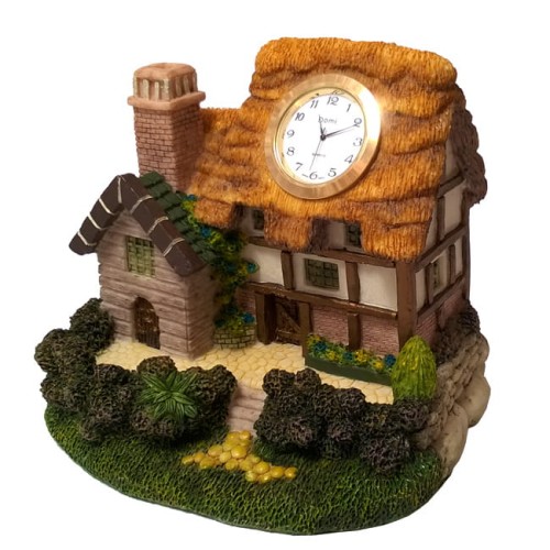 zegar ceramiczny domek