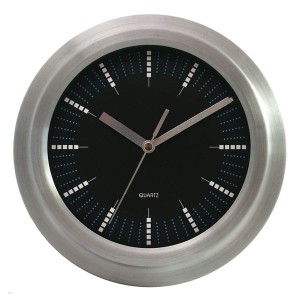 Zegar aluminiowy morski #D