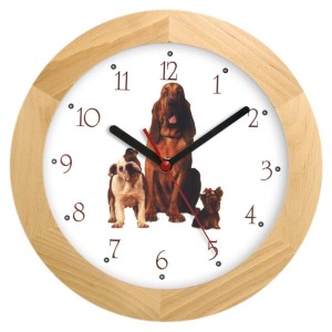 Zegar drewniany solid sfora