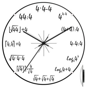 Zegar ścienny convex 4 matma