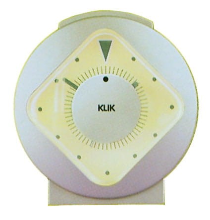 wyjątkowy budzik kwarcowy z ruchomym dyskiem