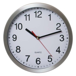 Zegar aluminiowy na ścianę 10"