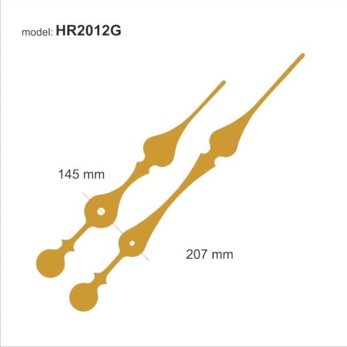 wskazówki gigant złote
