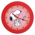 zegar śpiewający piesek czerwony