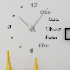 Zegar ścienny "zrób to sam" cichy #17S1 /406mm