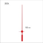 Wskazówka sekundnika czerwona /S28