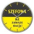 srebrny zegar szefowa ma rację