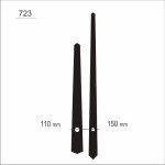 Wskazówki zegarowe długie solidy /W30