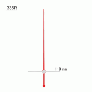 Wskazówka sekundnika czerwona /YS336R